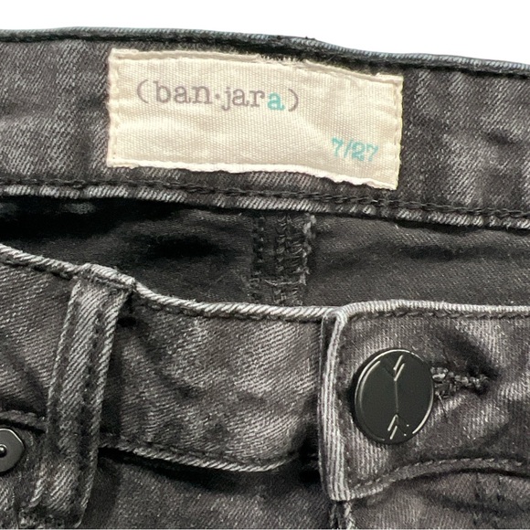 Banjara Flared Jeans 7/27 Faded Black High Rise - Picture 8 of 8